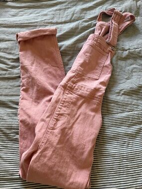 Dusty Rose Pink Overalls